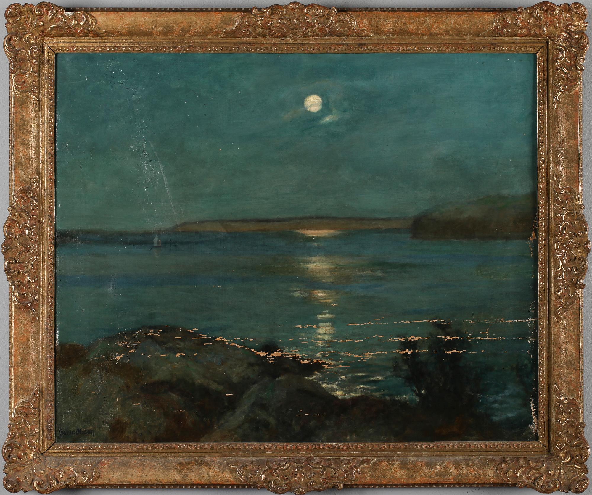 JULIUS OLSSON, olja på duk, signerad.