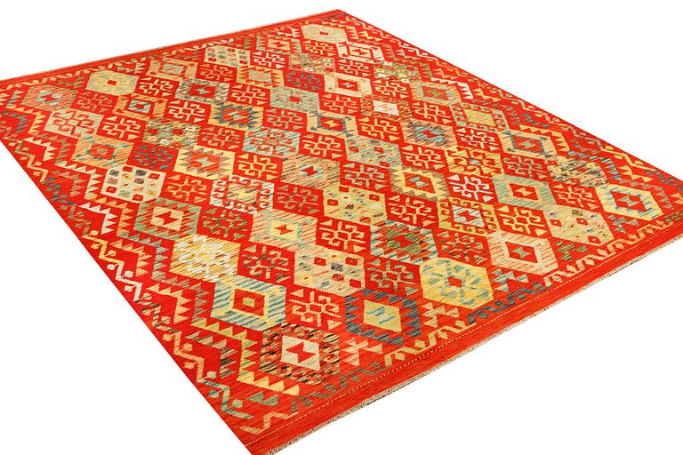A Kilim carpet, Afghanistan, c. 298 x 251 cm.