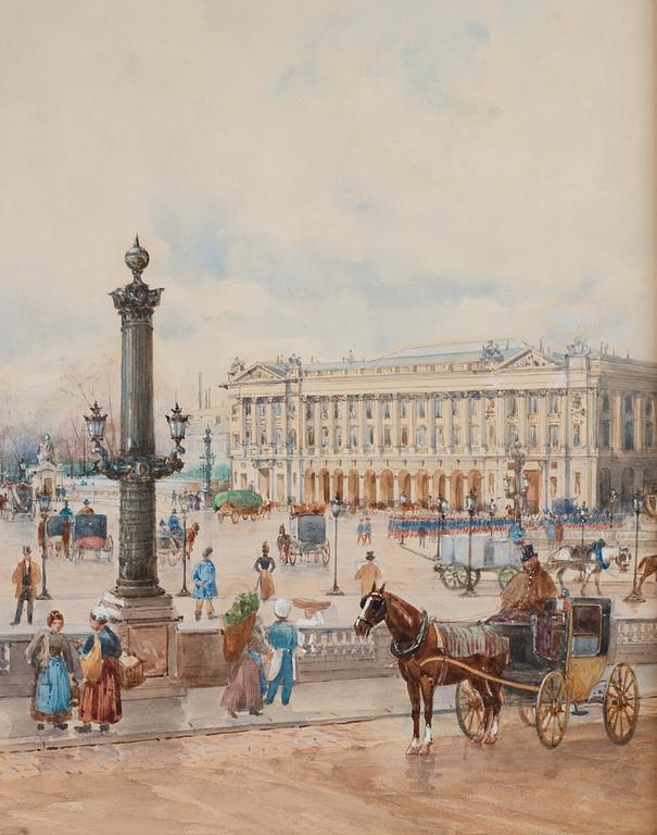 Anna Palm de Rosa, Paris, Place de la Concorde.