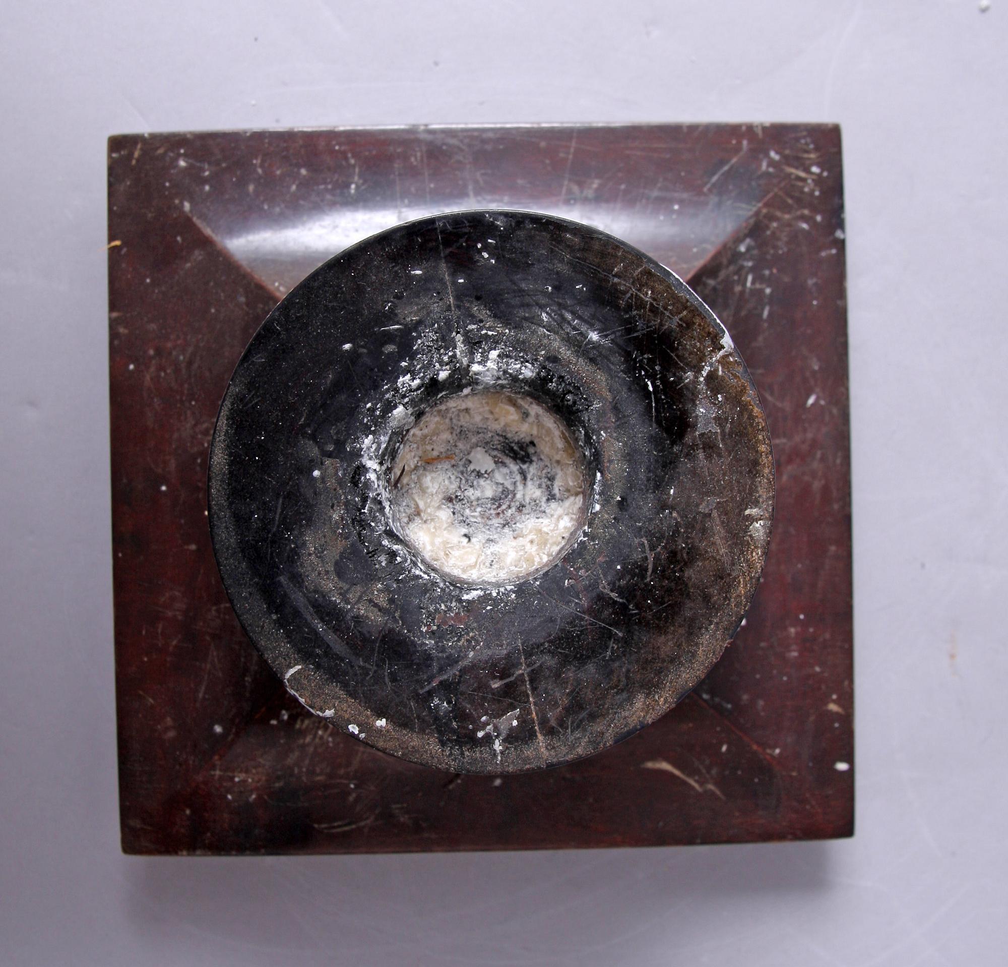 LJUSSTAKE, trä, "Liljeholmens nr:7", Carl Malmstens.