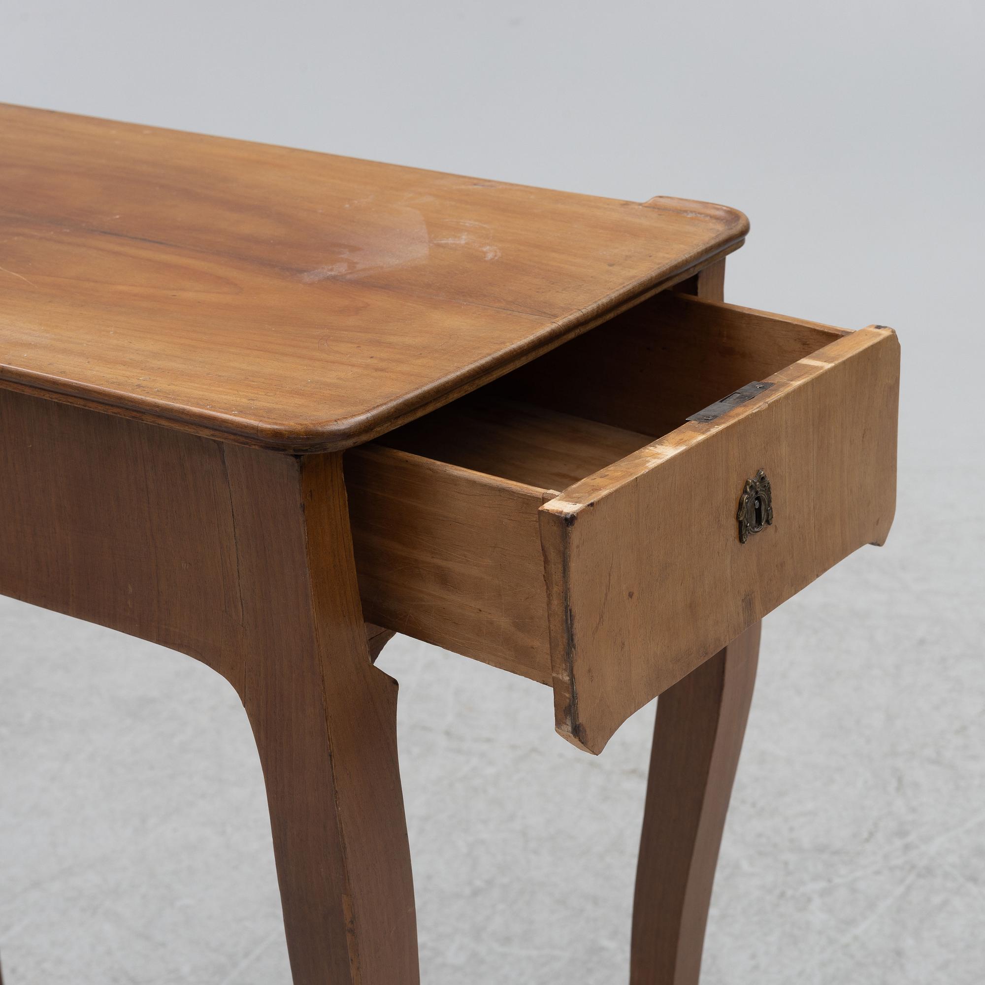 Bord, tillskrivet Jöns Efverberg (mästare i Stockholm 1768-77), Rokoko.