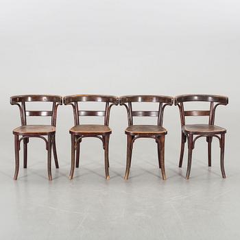 A SET OF SIX BENTWOOD CHAIRS THONET FIRST HALF OF 20TH CENTURY,