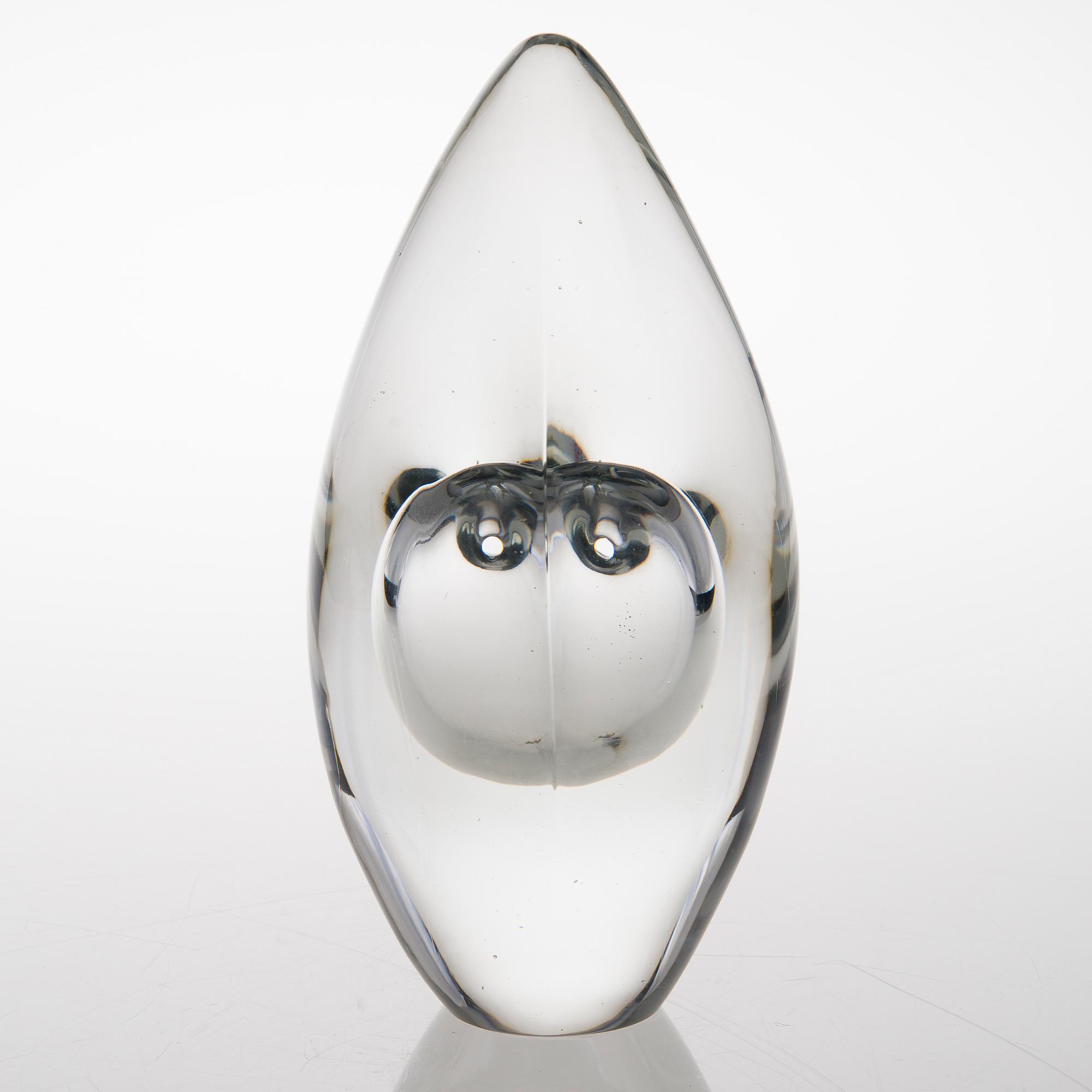 Timo Sarpaneva, Glasskulptur, signerad Timo Sarpaneva, Iittala.