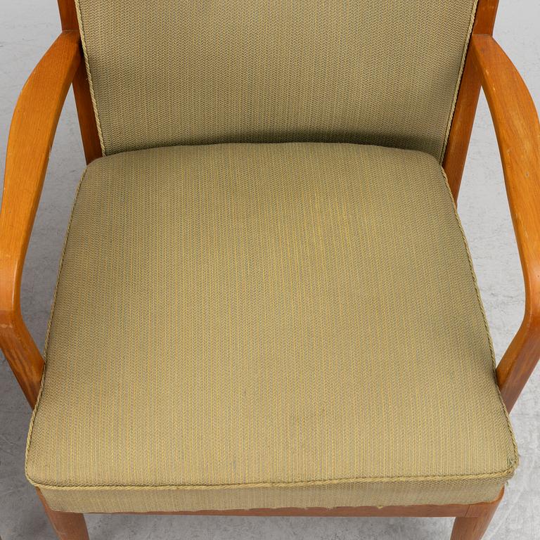 Otto Schulz, a pair of armchairs, Boet, Gothenburg, 1930's/40's.