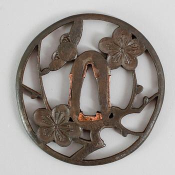 TSUBA, brons, Japan, 1600-/1700-tal.