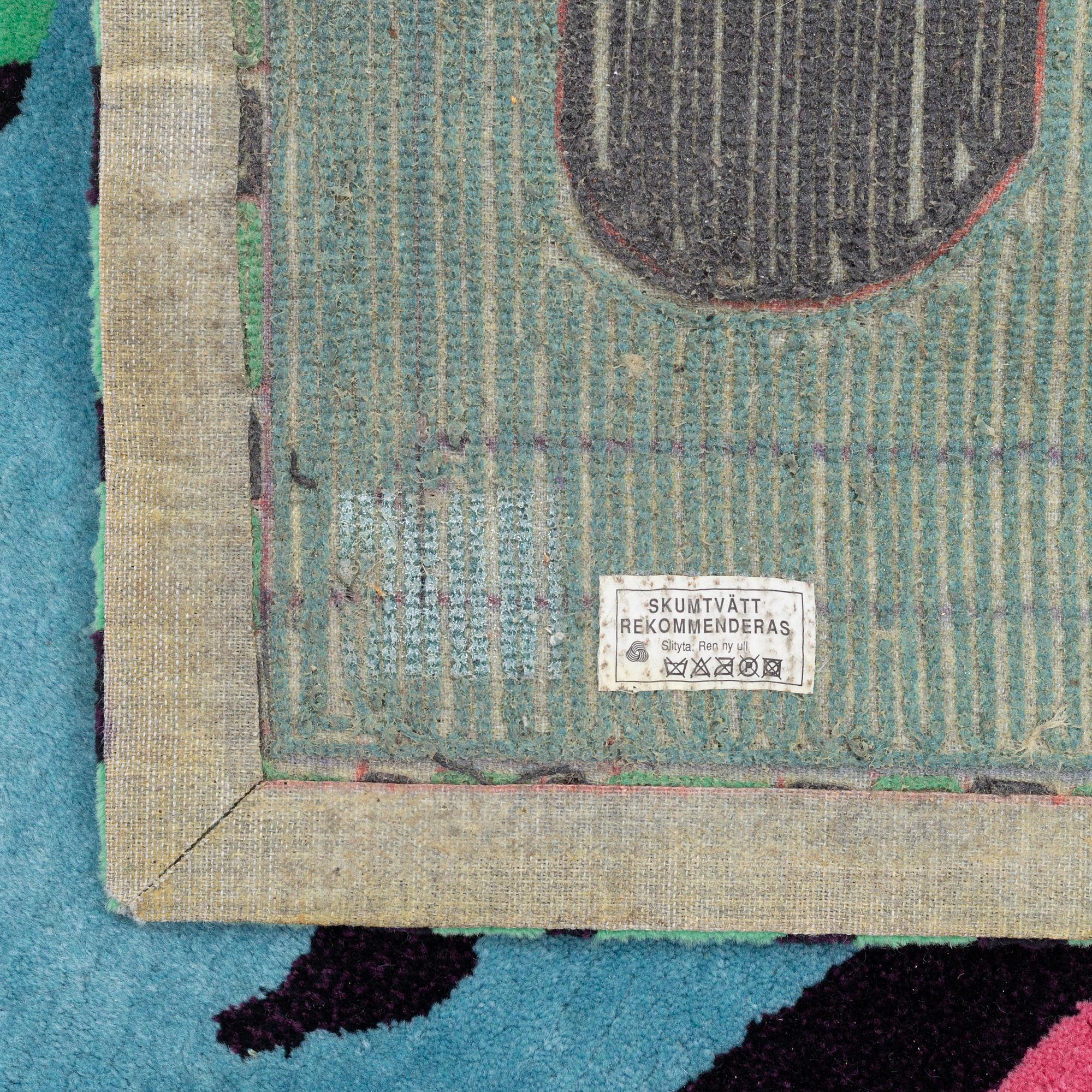 Ulrica Hydman-Vallien, matta, ca 239 x 177 cm.