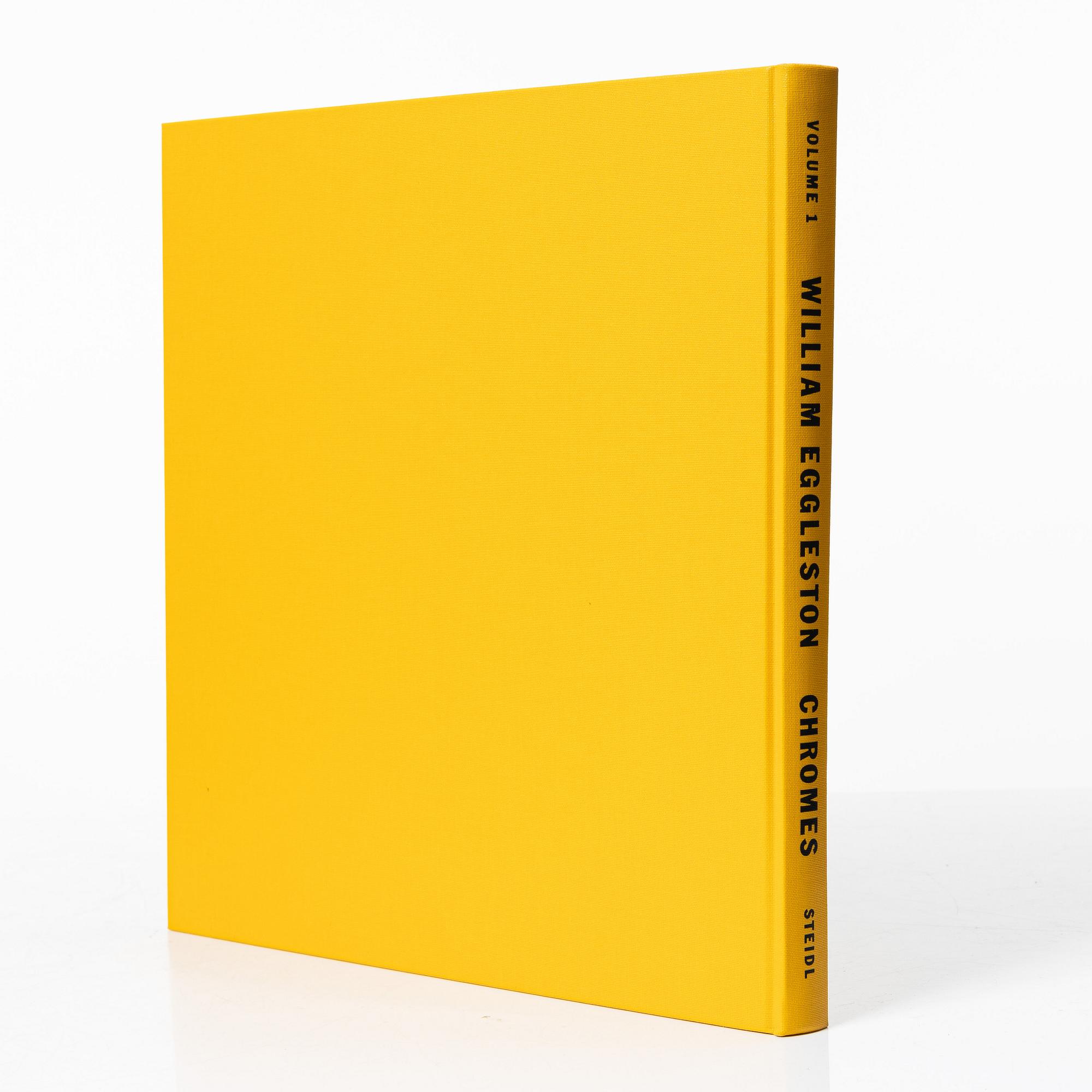William Eggleston, Box med tre böcker "William Eggleston Chromes vol. 1-3" utgiven av Steidl. En bok signerad.