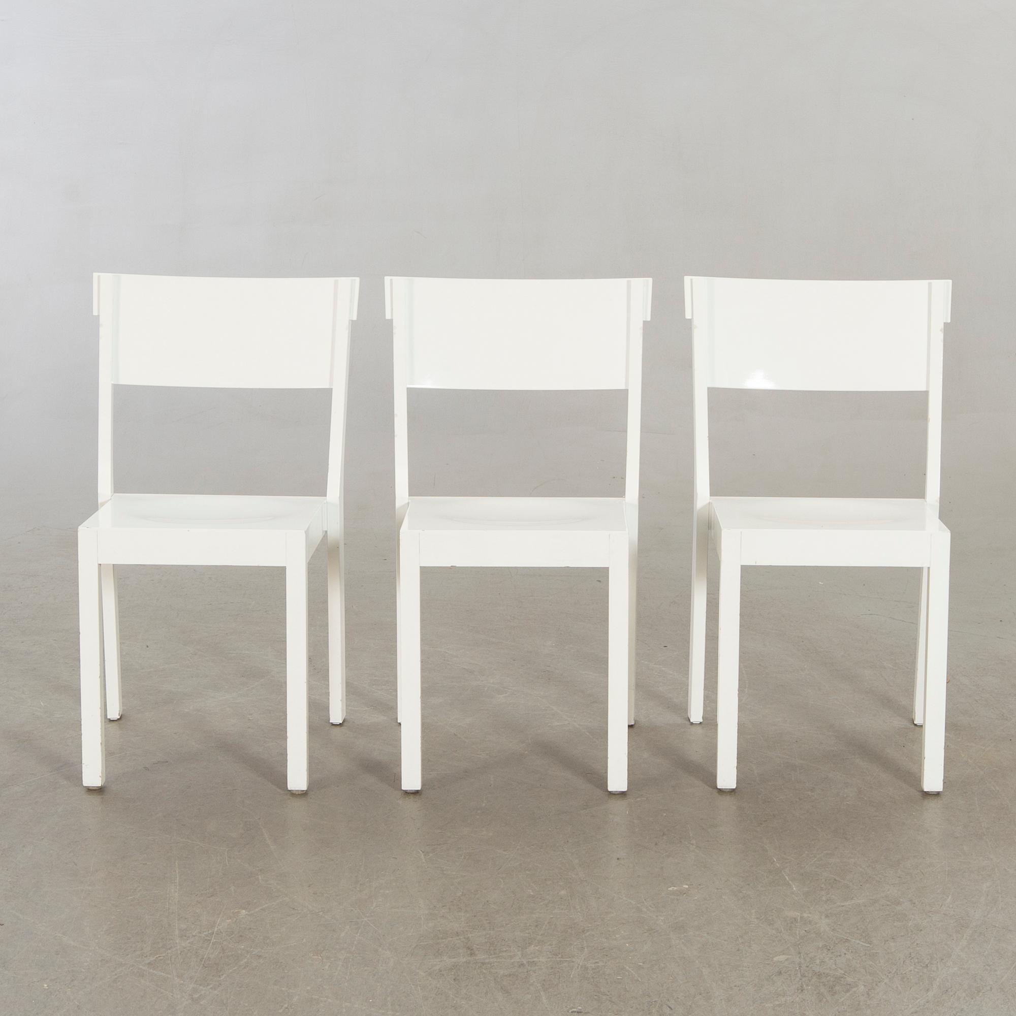 ÅKE AXELSSON, stolar 6 st "Akustik" Gärsnäs designade 2006.