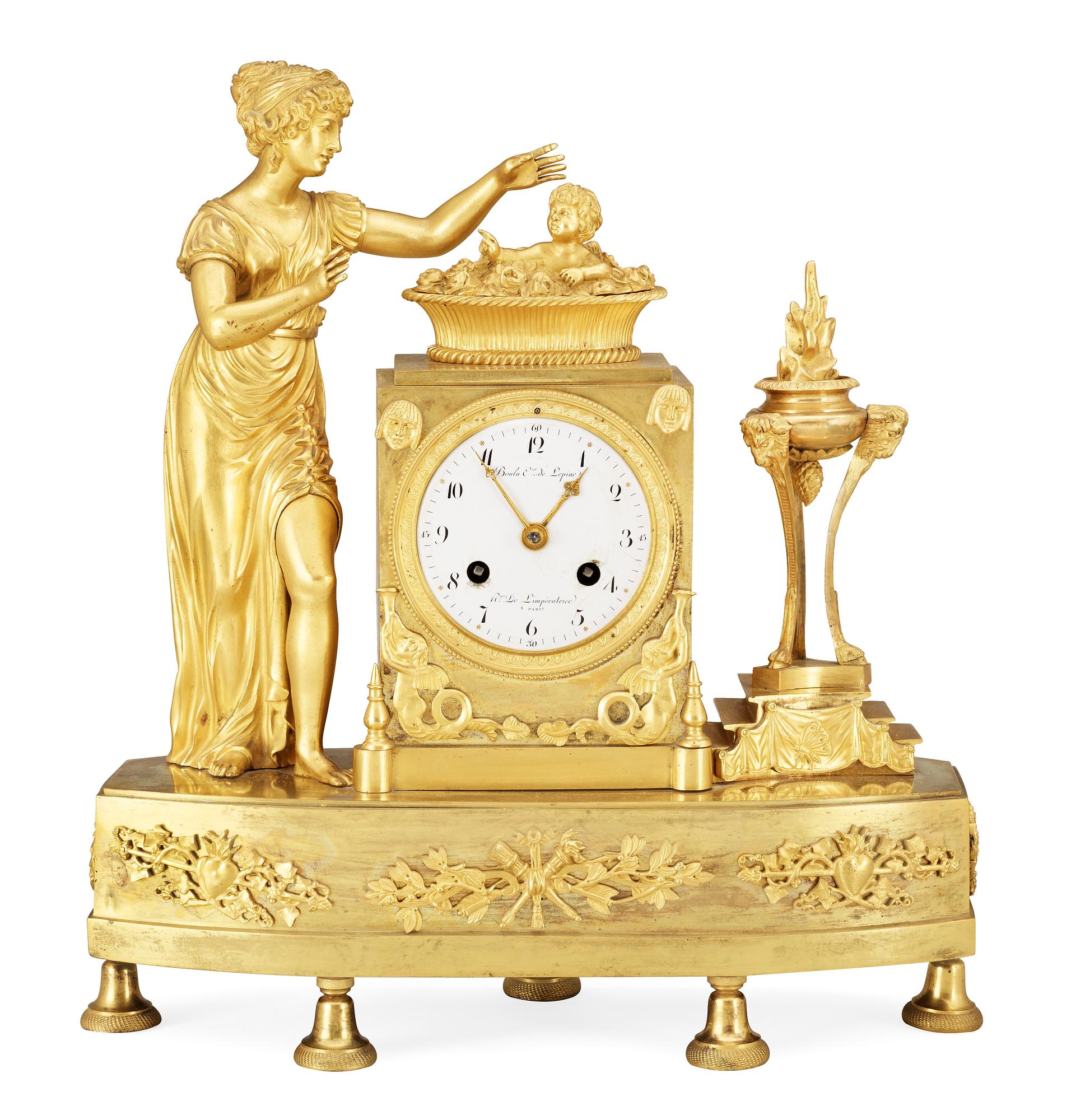 BORDSPENDYL. Frankrike, 1800-talets början. Empire.