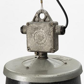Ceiling lamp, industrial model, second half of the 20th century.