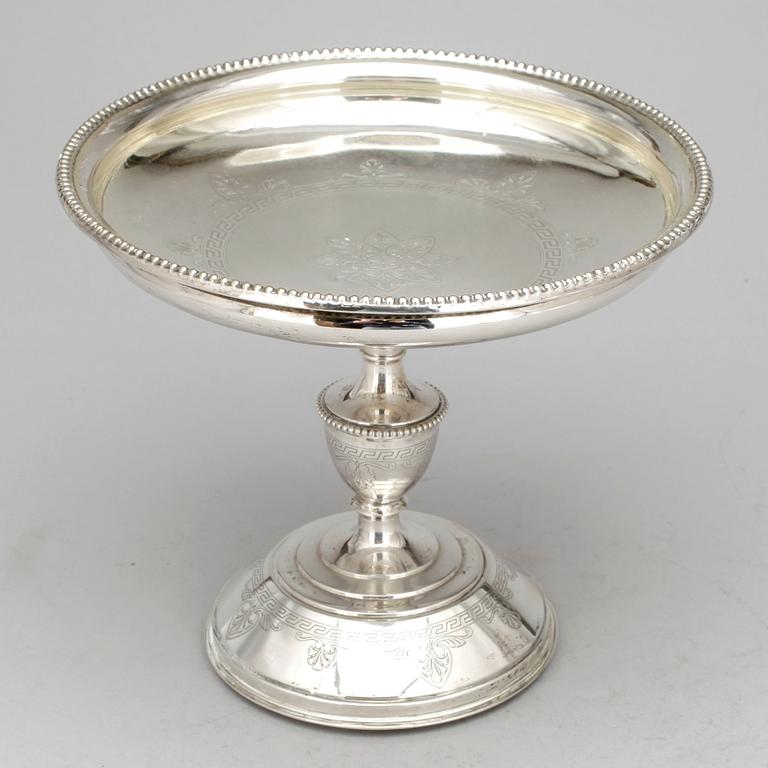 UPPSATSSKÅL, silver, Gustaf Möllenborg, Stockholm, 1881.