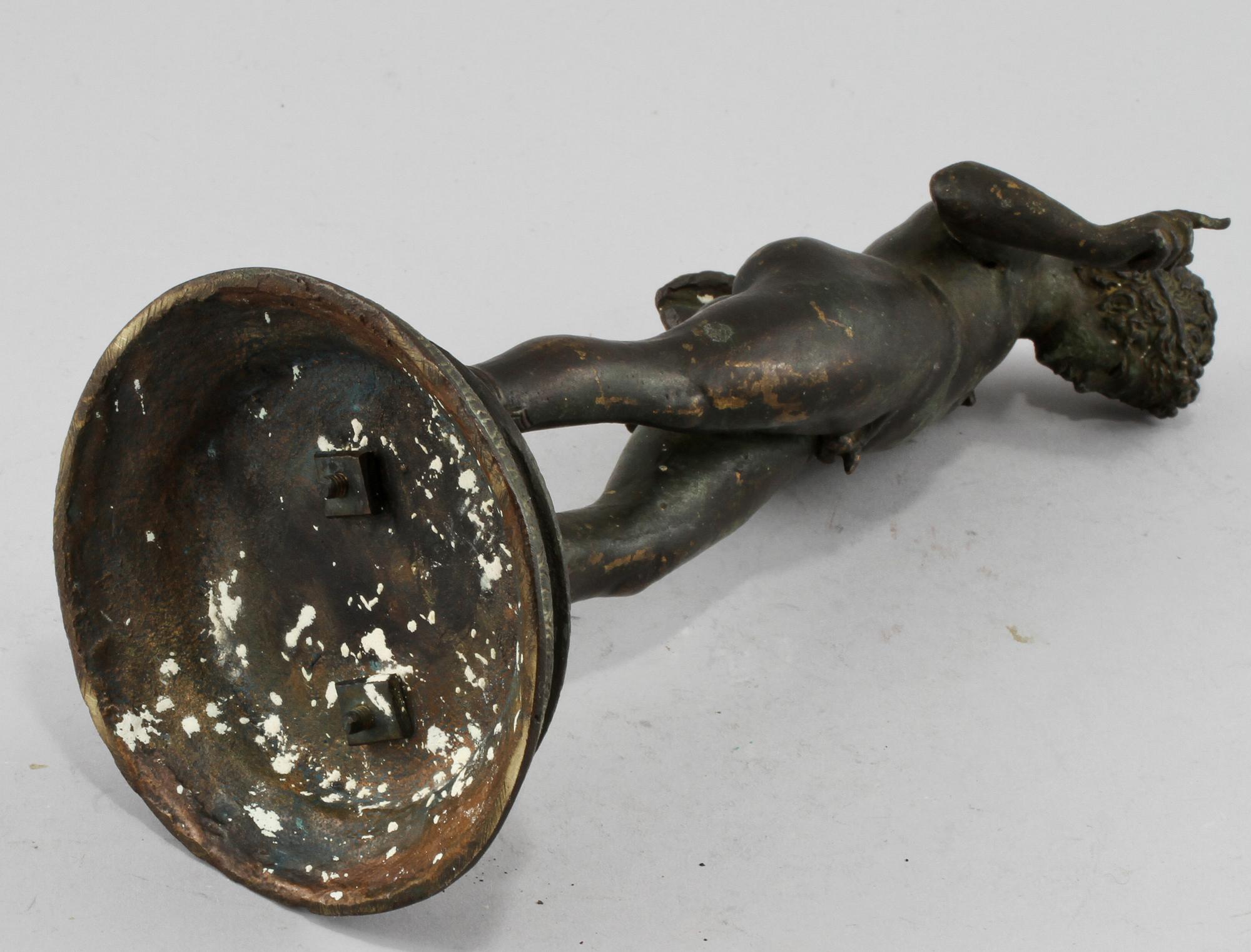SKULPTUR, patinerad metall, 1800-talets andra hälft.