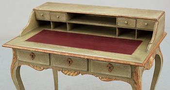 SKRIVBORD, rokokostil, 1800-tal.