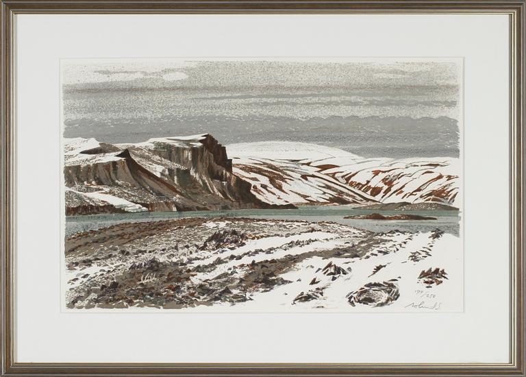 ROLAND SVENSSON, färglitografi, signerad och numrerad 199/250.