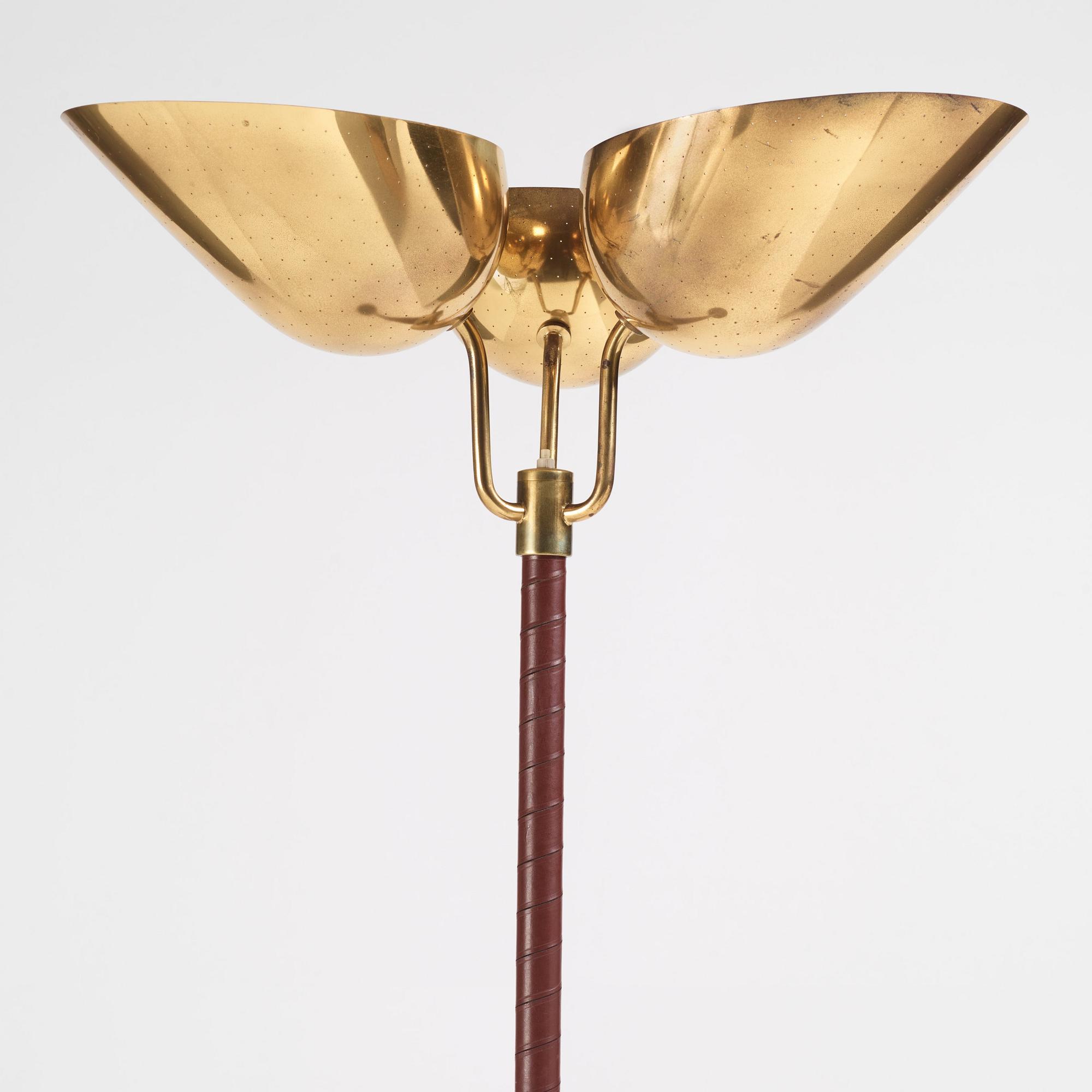 Carl-Axel Acking, golvlampa, modell "2645", Bröderna Malmströms metallvarufabrik, Malmö 1940-50-tal.