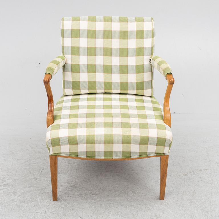 Josef Frank, a model '969' chair, Firma Svenskt Tenn, late 20th Century.