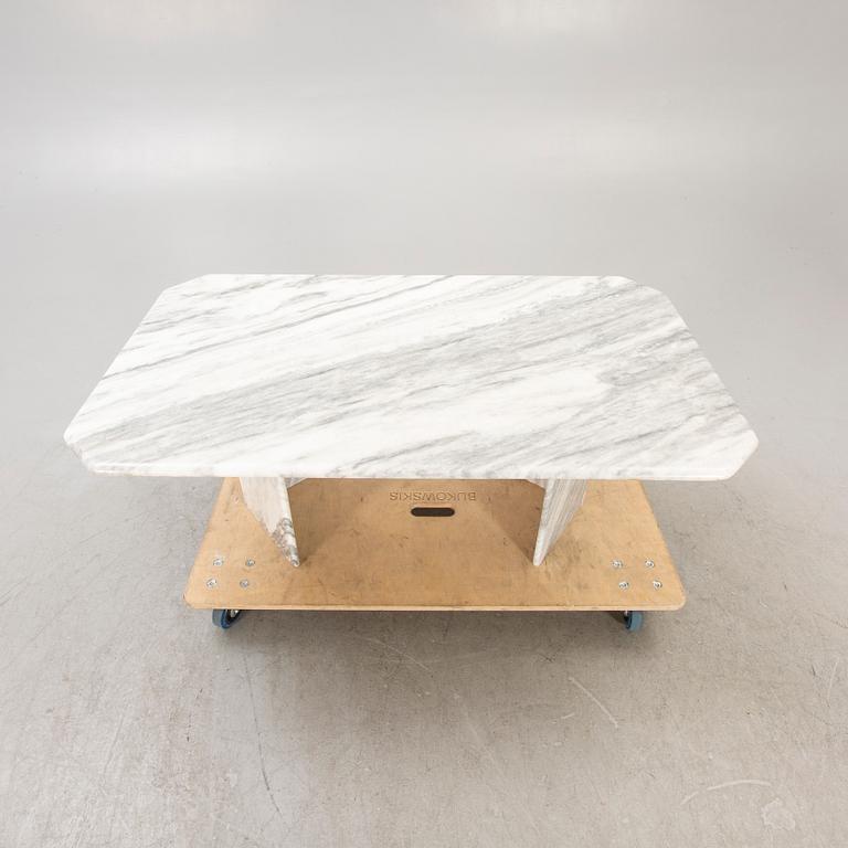 A marble coffee table later part of the 20th century.