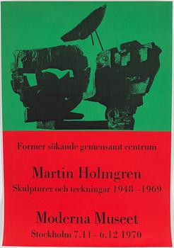 UTSTÄLLNINGSAFFISCHER, 7 st, 1960/70-tal.