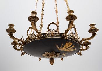 TAKAMPEL, empirestil, 1900-talets mitt. Höjd ca 90 cm.