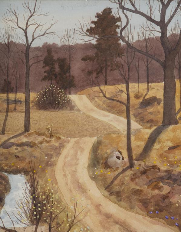 Oskar Bergman, "Vår vid Erstavik".