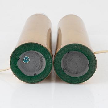 Bordslampor, ett par, modell "B-09", Bergboms.