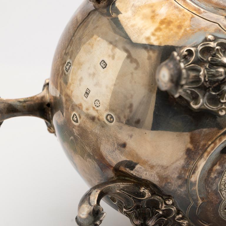 Robert Hennell III, Kaffekanna, silver, London, 1800-tal.