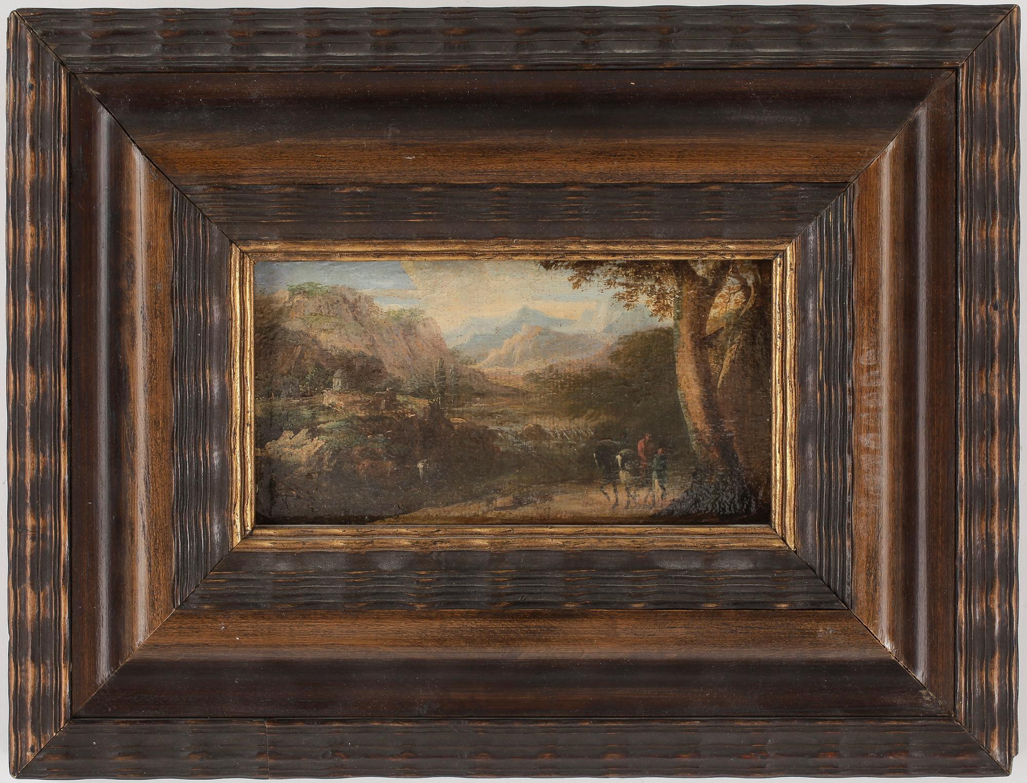 JAN FRANS VAN BLOEMEN. Hans art. Olja på pannå.