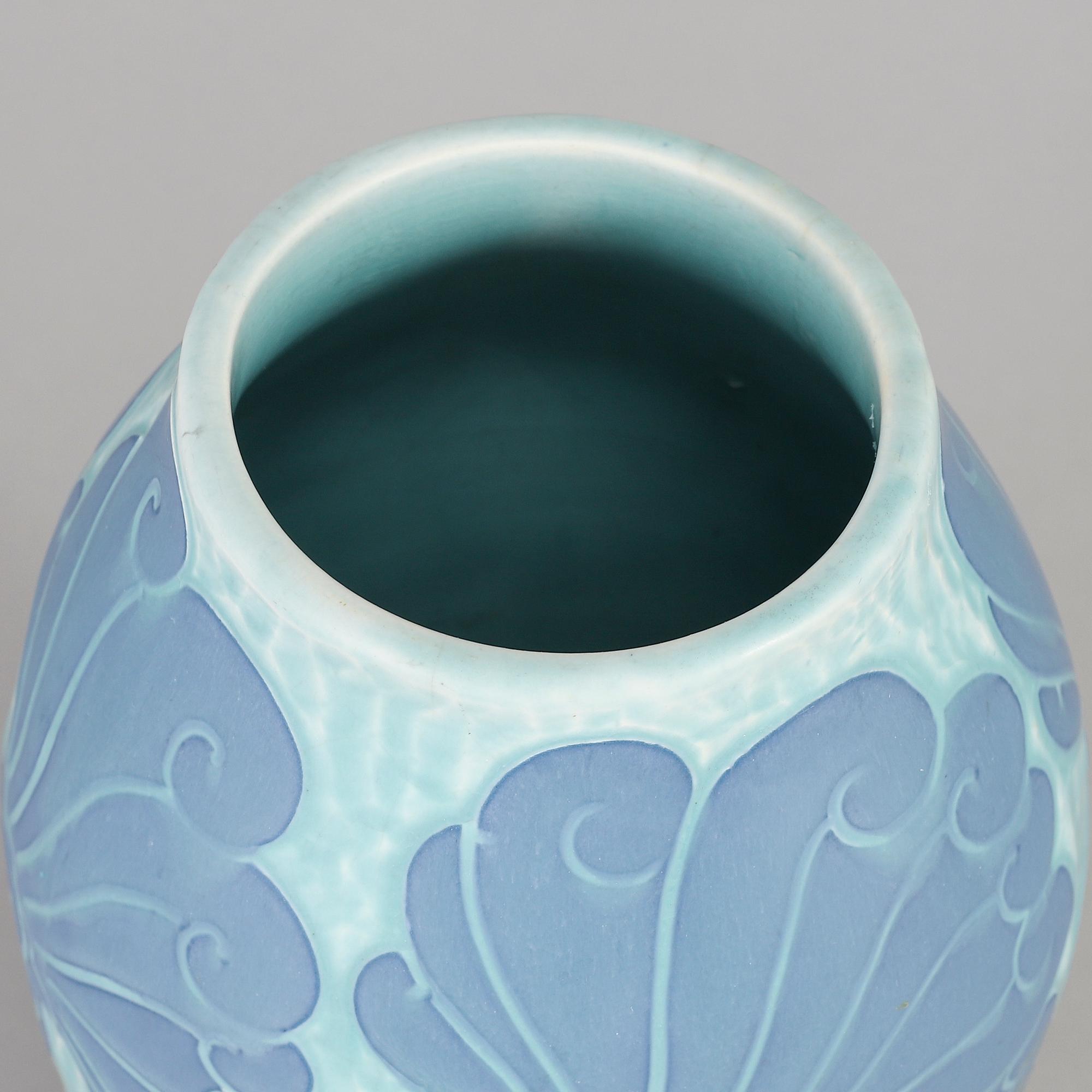 JOSEF EKBERG, a stoneware "Sgraffito" vase, Gustavsberg, Sweden 1920.
