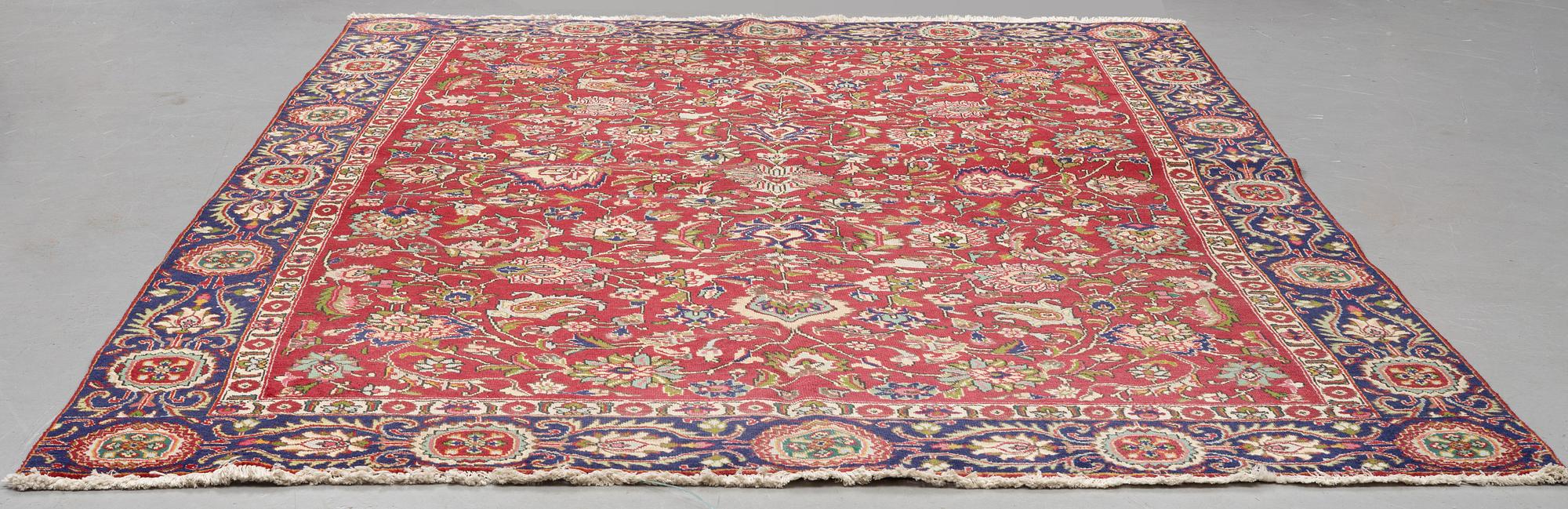 A carpet, Tabriz, 372 x 270 cm.