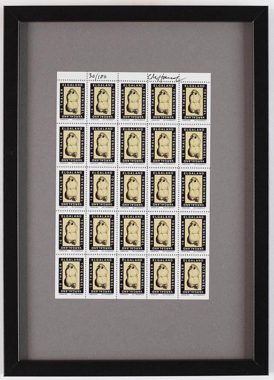 Carl Michael von Hausswolff, Stamps Elga Vargaland, Venice.