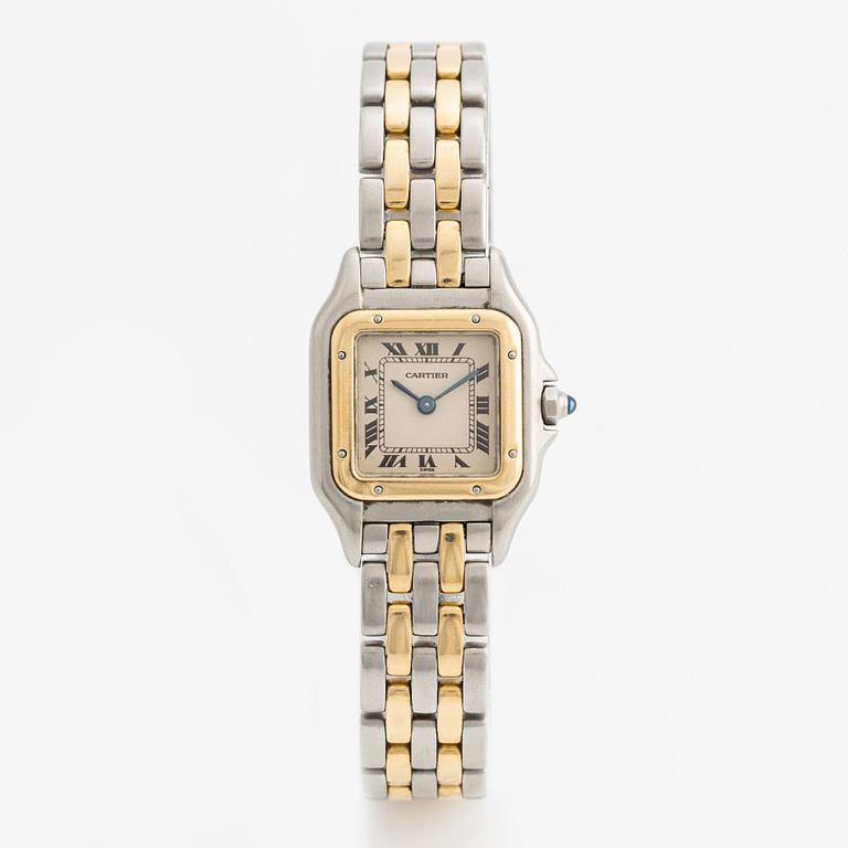 Cartier, Panthère, armbandsur, 21,5 x 21,5 (30) mm.