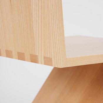 Gerrit Rietveld, a set of ten "Zig Zag" chairs, Cassina, Italy.