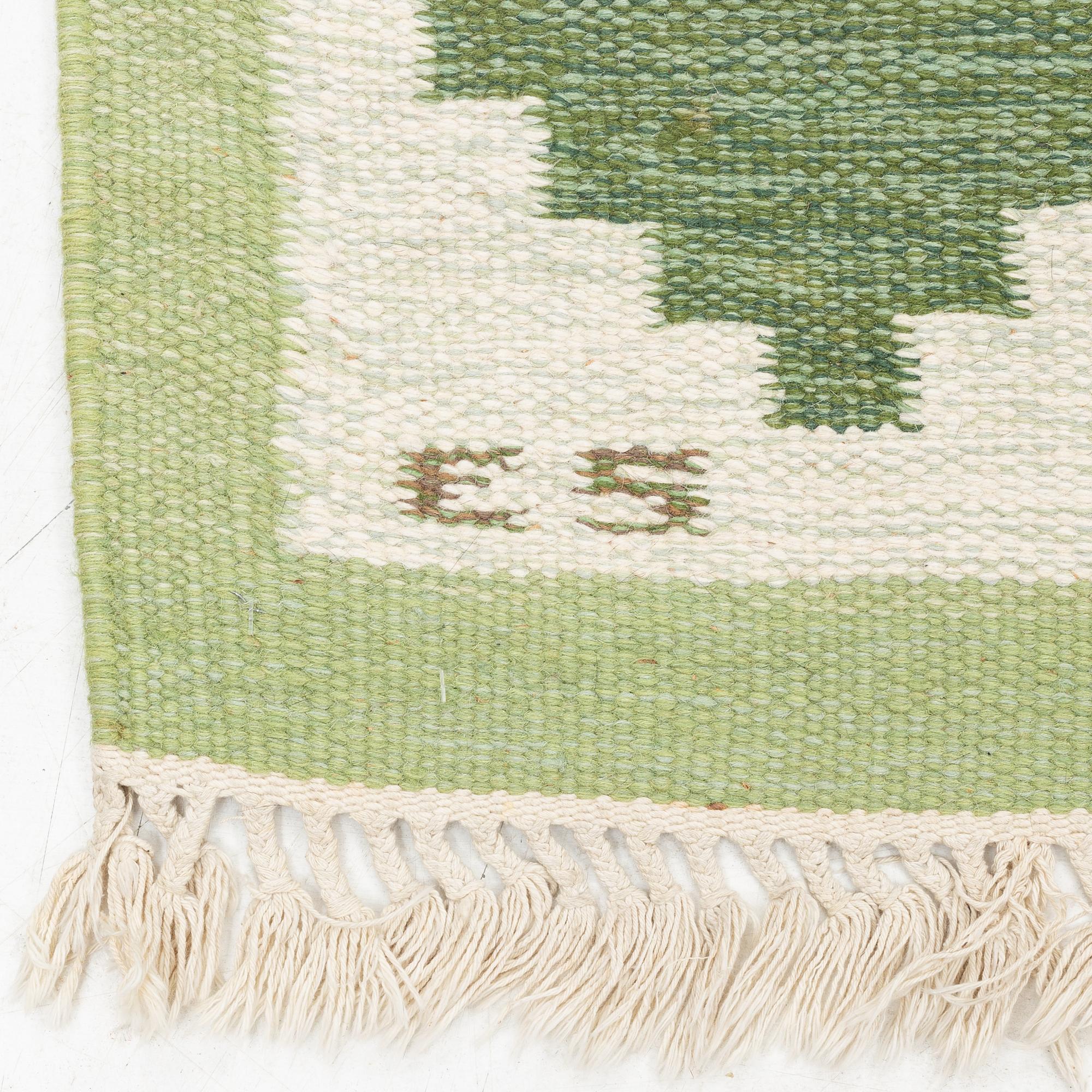 Matta, rölakan, signerad ES, 230 x 165 cm.