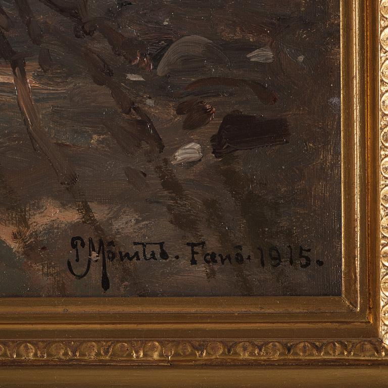 Peder Mork Mönsted, Peder Mork Mönsted, signed P. Mönsted and dated Fanö 1915.