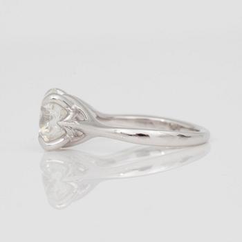 RING med diamant 3.07ct. Kvalitet I/SI2, excellent cut enligt GIA cert.