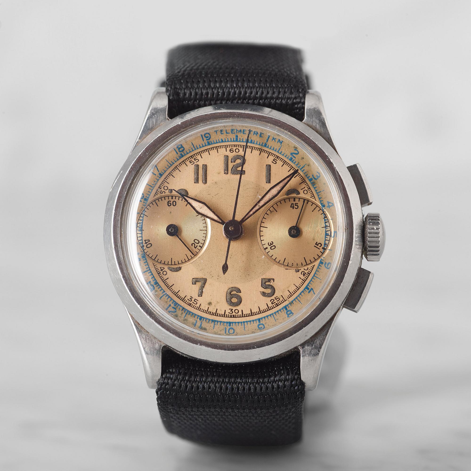 UNIVERSAL GENÈVE, chronograph, "Telemetre", wristwatch, 30,5 mm,