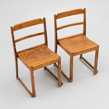 Ten chairs, Sweden, 1930's/40's.