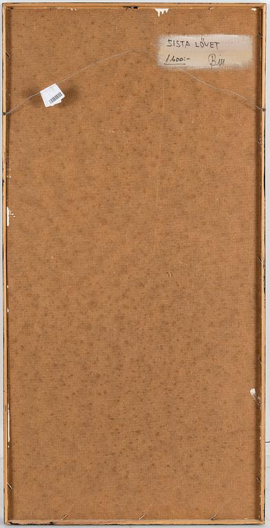 BILL FLODIN, olja på pannå, signerad och daterad -70.