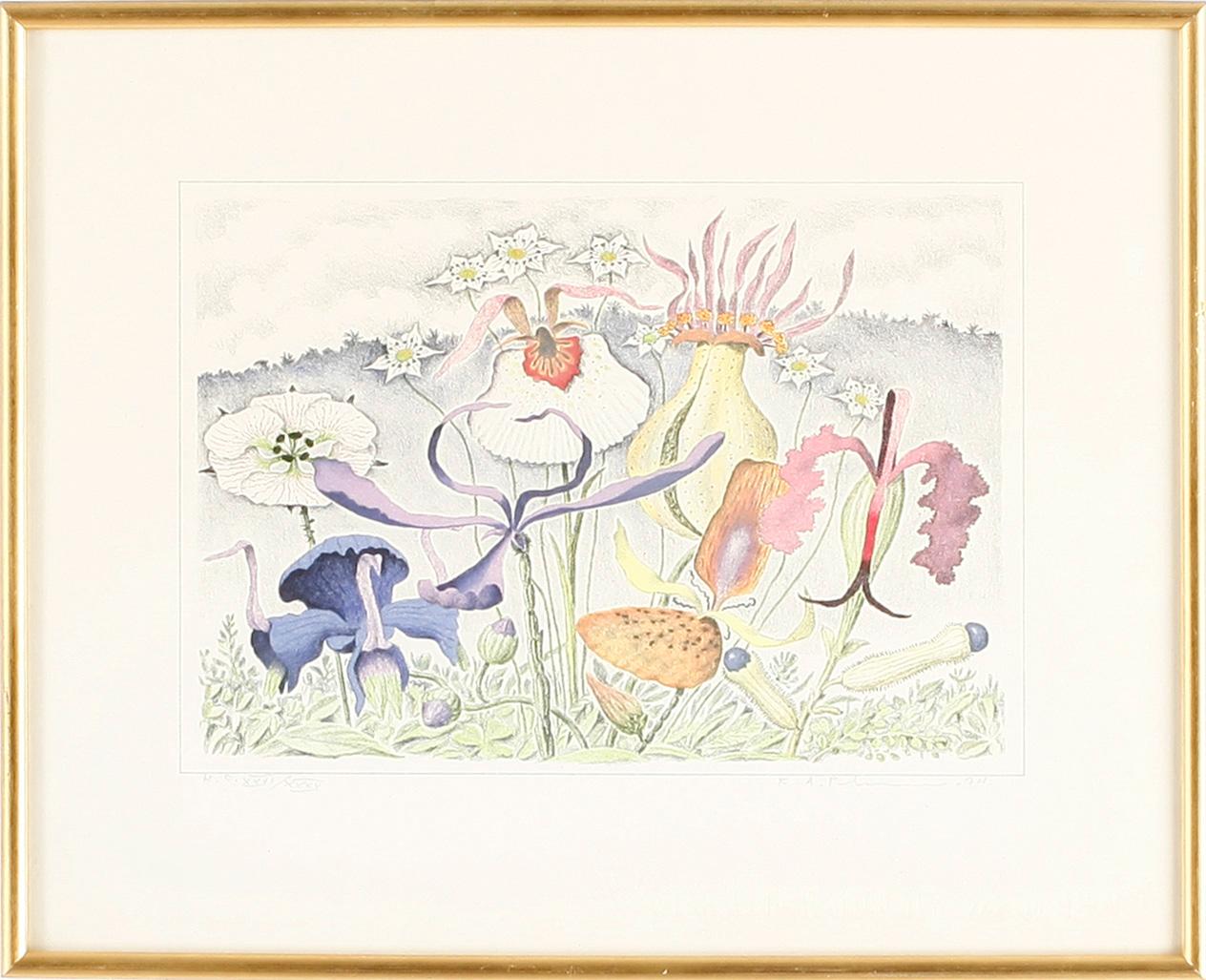 KARL AXEL PEHRSON, 2st,  färglitografier, signerade, numrerad H.C XXVI/XXXV samt provtryck. Daterade -73/74.