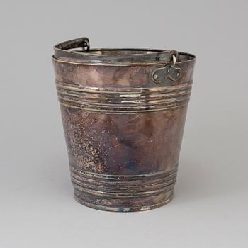 An early 20th century silver plated ice bucket by A.G. Dufva.