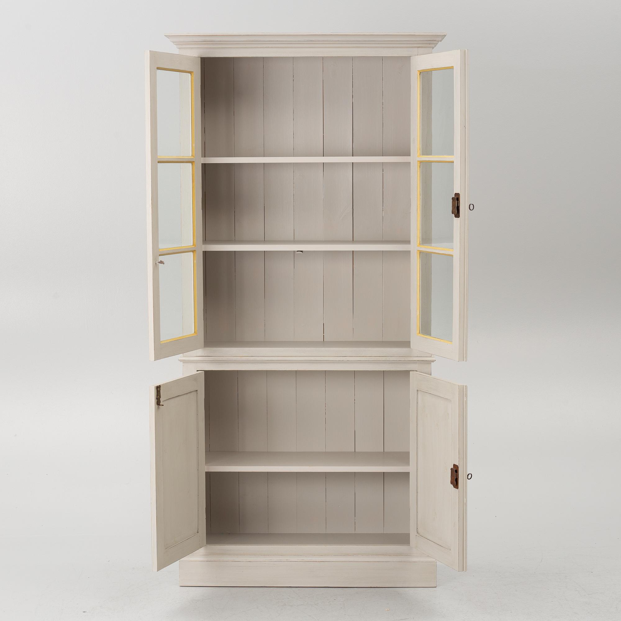 A contemporary display cabinet.