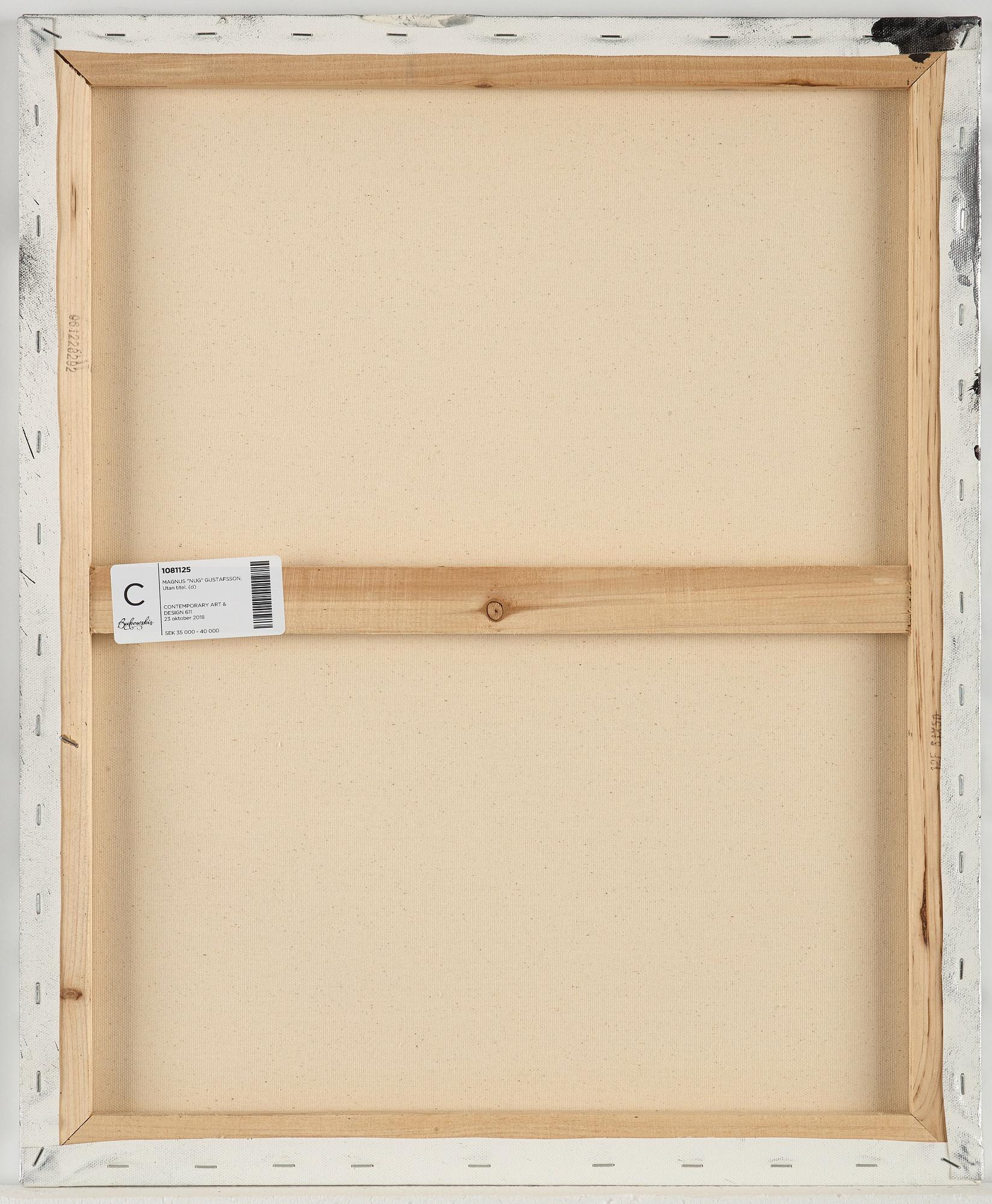 Magnus "NUG" Gustafsson, MAGNUS "NUG" GUSTAFSSON, Blandteknik på duk. Signerad NUG Ⓒ och daterad 12.