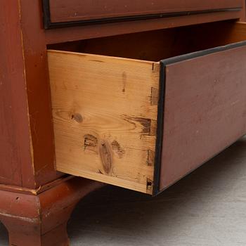 A cabinet, probably Johannes Fundberg, Dalsland, first half of the 19th Century.