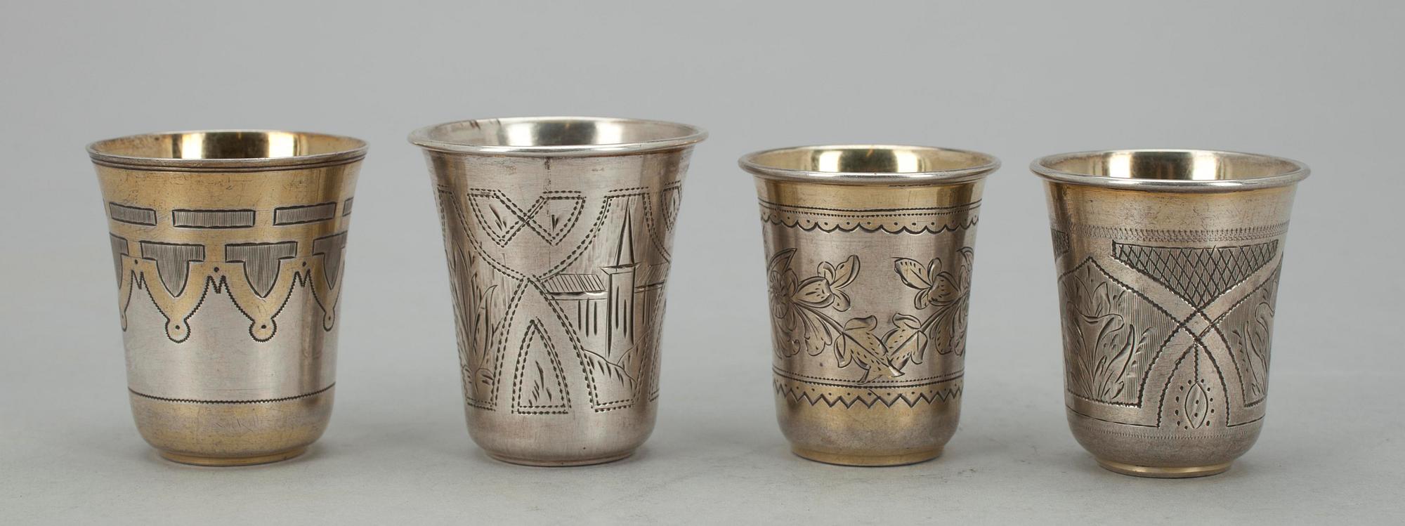 SUPKOPPAR 4 ST, Ryssland, 1900-talets början.