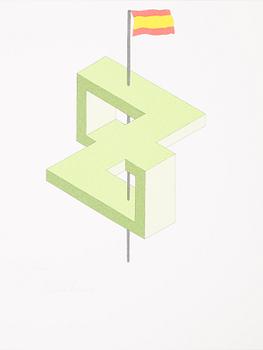 OSCAR REUTERSVÄRD, 15 litographs in folder, signed and numbered 26/190.