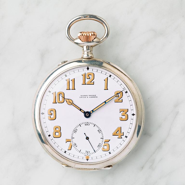 ULYSSE NARDIN, "Corps of Engineers", pocket watch, 53 mm.