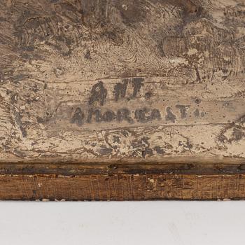 Antonio Amorgasti, efter. Skulptur, terracotta, bär signatur.