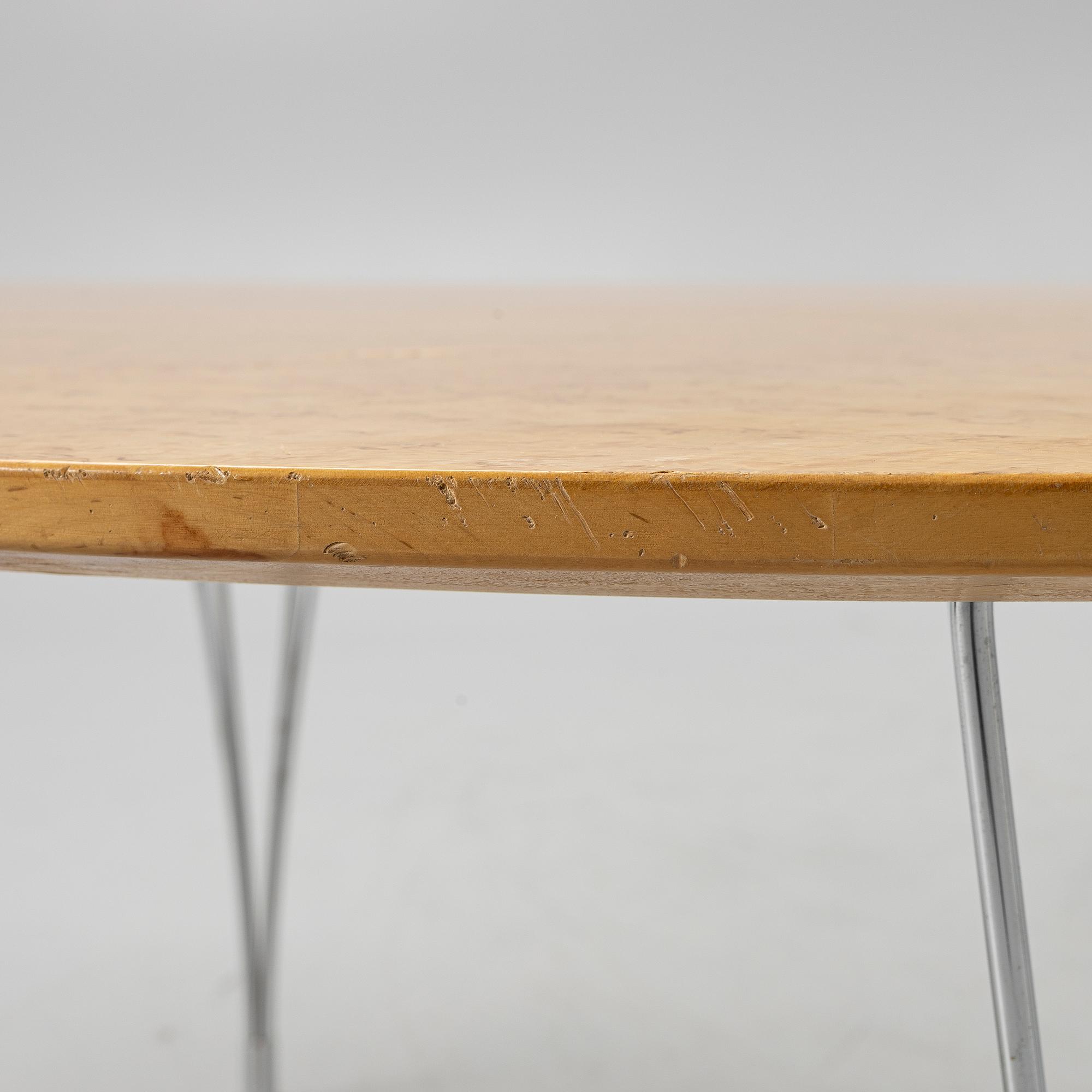 Bruno Mathsson, soffbord, "Superellips", Bruno Mathsson International, Värnamo, 1900-talets andra hälft.