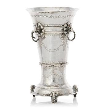 161. A Norwegian 19th century silver beaker, mark of Hans Jörgen Blytt, Bergen 1835.