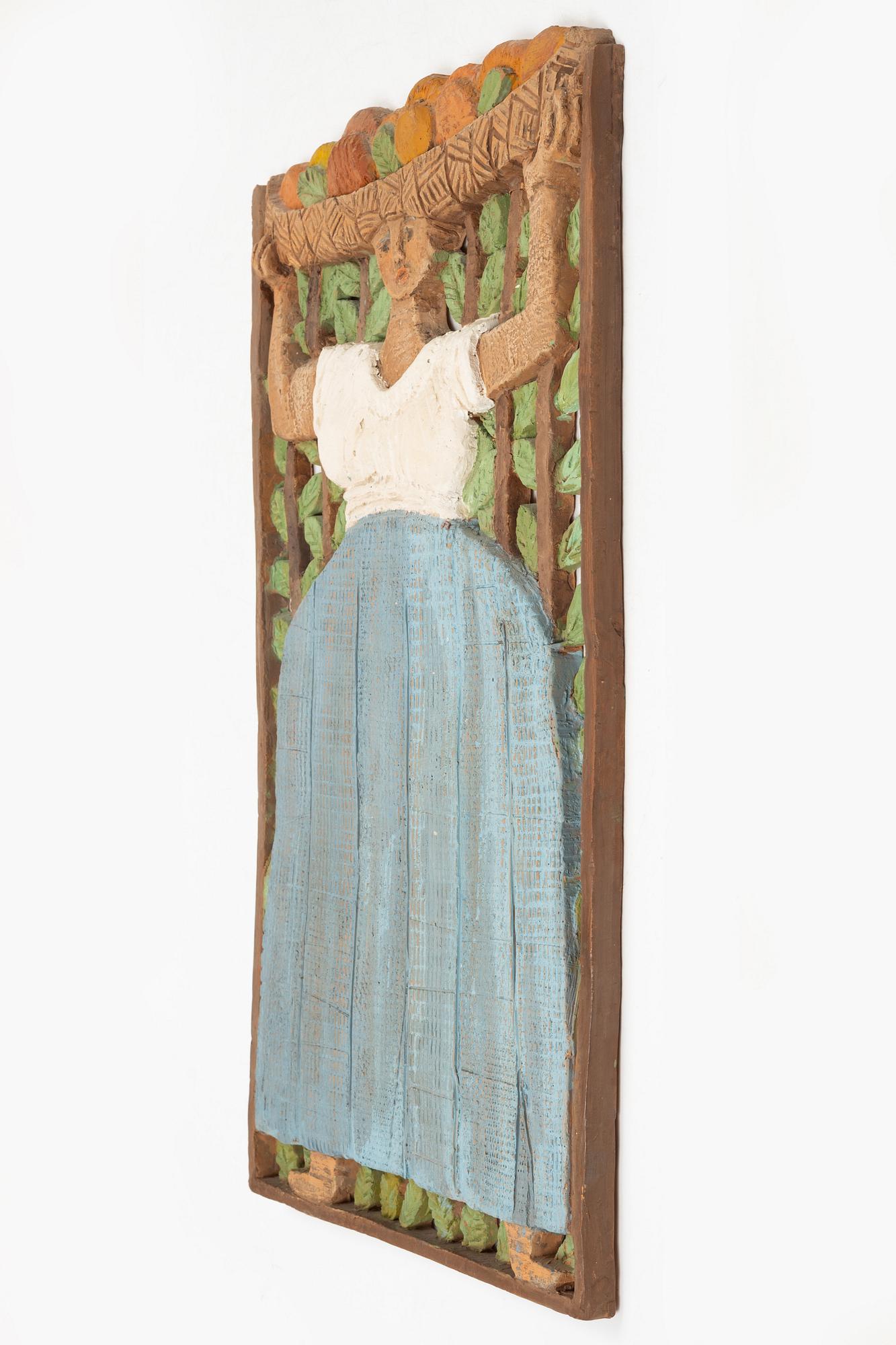 Bengt Lindqvist, "Woman with Fruit Basket".